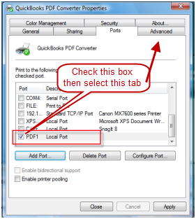 select the amyuni document converter 300 from the driver dropdown