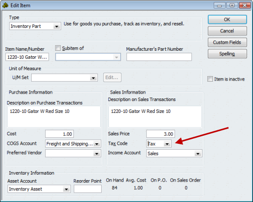 Change account number in quickbooks