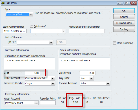 cost quickbooks inventory enterprise understanding landed features two fields bookkeeping year costs requested most look fourlane if there sleeter