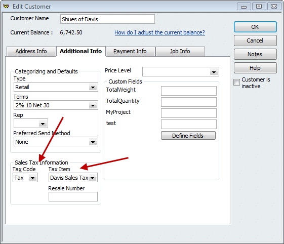 revise a sales tax adjustment in quickbooks for mac