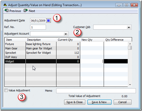 quickbooks inventory turn report by item