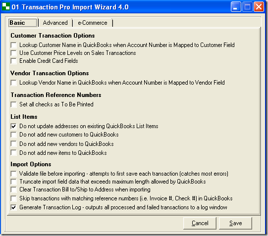 transaction pro importer 5.0