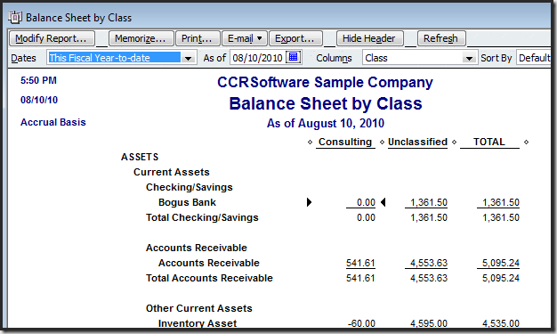 quickbooks 2013 for mac balance sheet reports not working