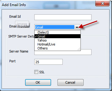 how to change default outlook email address in quickbooks