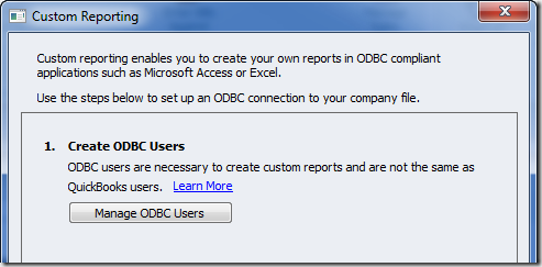 quick books odbc excel