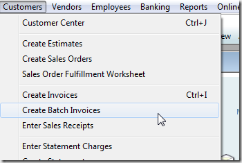 quickbooks 2012 invoice and inventory management