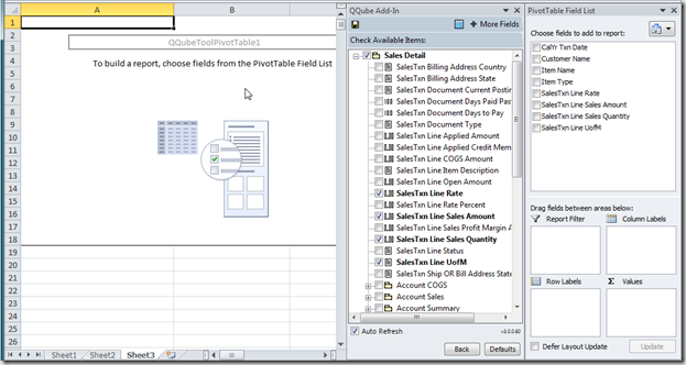 QQube Pivot Table