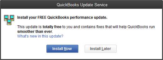 Free QuickBooks performance update